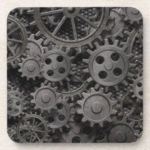 Viele alten rostigen Metallgänge oder Untersetzer