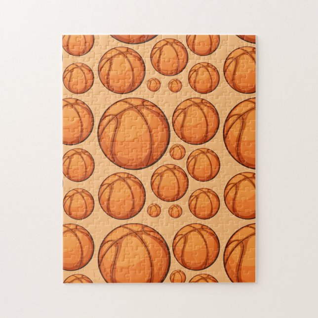 Viele Basketballs Design Jigsaw Puzzle (Vertikal)