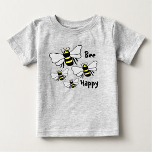 Viele Bienen-"Bienen-glückliches" Baby T-shirt
