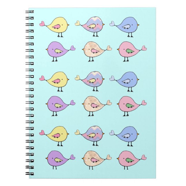 Viele Birdies-Notebook Notizblock (Vorderseite)