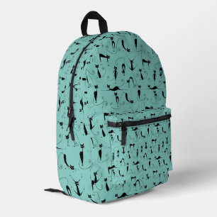 Viele Black Cats Design BackPack-Beutel Bedruckter Rucksack