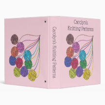 Viele bunte Garnkugeln, Strickmuster