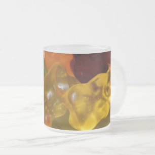 Viele bunte Gummibärchen... Mattglastasse