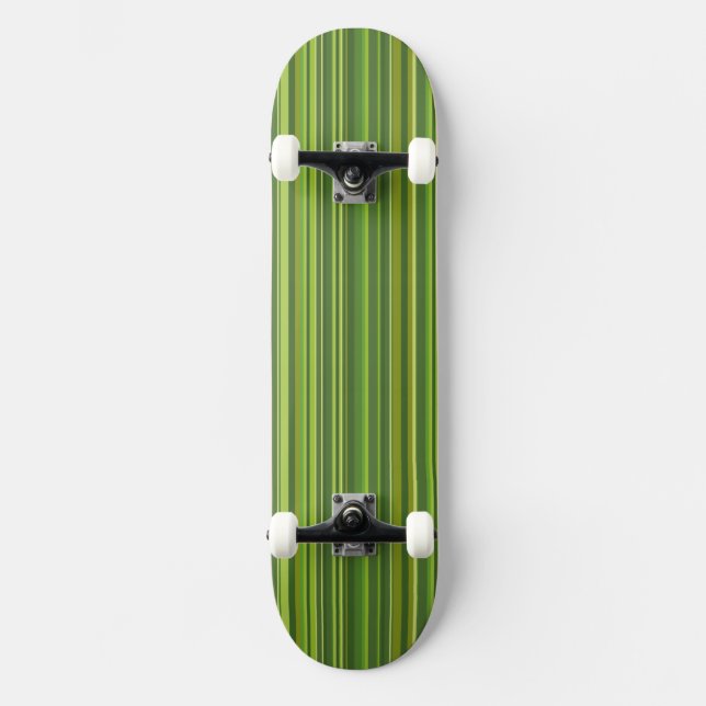 Viele bunte im Muster Skateboard (Vorderseite)