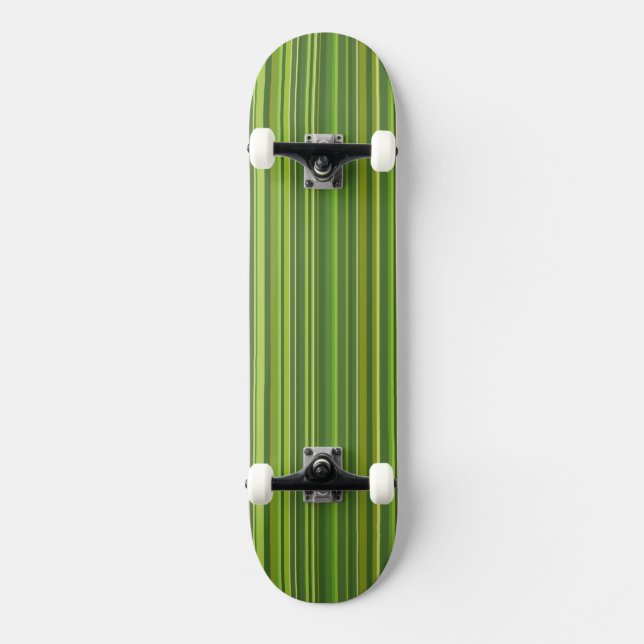 Viele bunte im Muster Skateboard (Vorderseite)