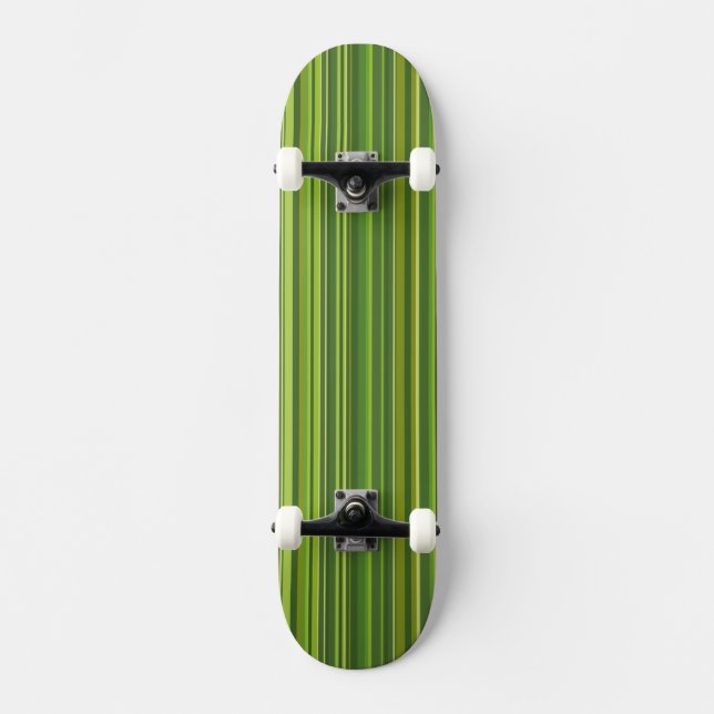 Viele bunte im Muster Skateboard (Vorderseite)
