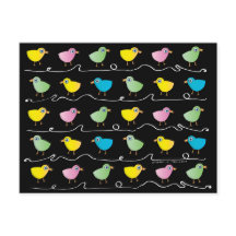 Viele Chicks Postkarte