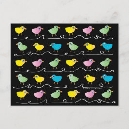 Viele Chicks Postkarte