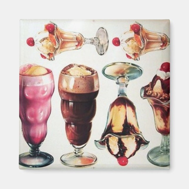 viele Eisbecher Magnet (Vorne)