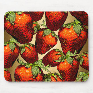 Viele Erdbeeren Mousepad