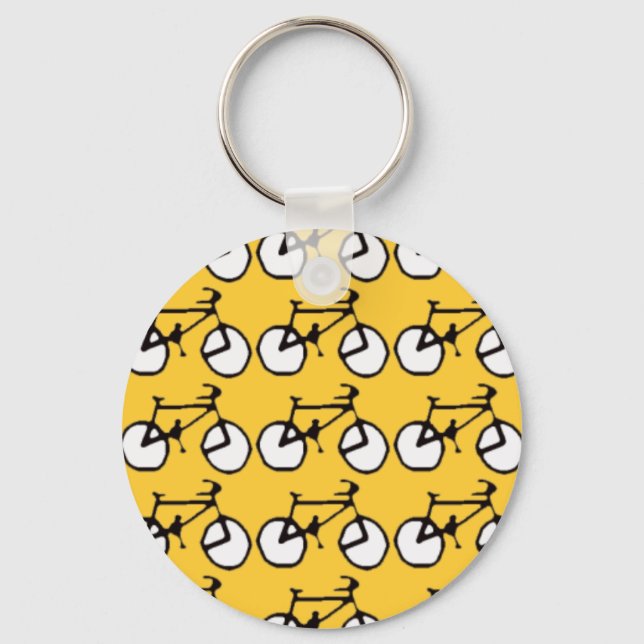 viele Fahrräder Schlüsselanhänger (Vorderseite)