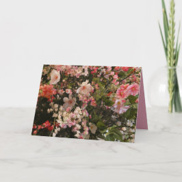 Viele farbenfrohe Blume Jeden Anlaß Blank Gruß Karte