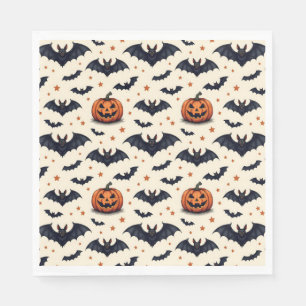 Viele Fledermäuse Serviette