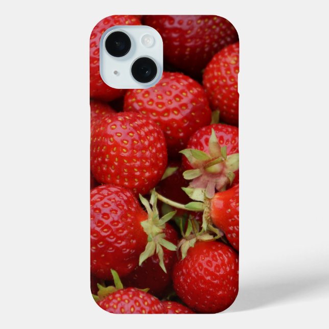 Viele frische Erdbeeren Case-Mate iPhone Hülle (Rückseite)