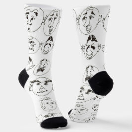 Viele Gesichter Socken