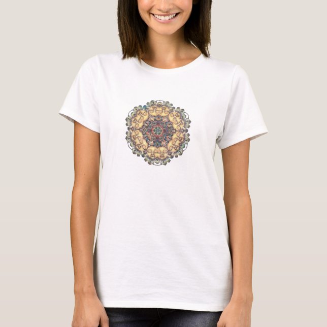 Viele Gesichter T-Shirt (Vorderseite)