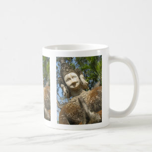 Viele Gesichter Wai ... Nong Khai, Isaan, Thailand Kaffeetasse