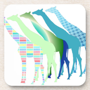 Viele Giraffen Design 1 Getränkeuntersetzer