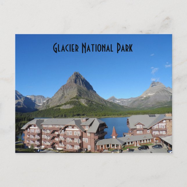 Viele Glacier Hotel - Glacier National Park Postkarte (Vorderseite)