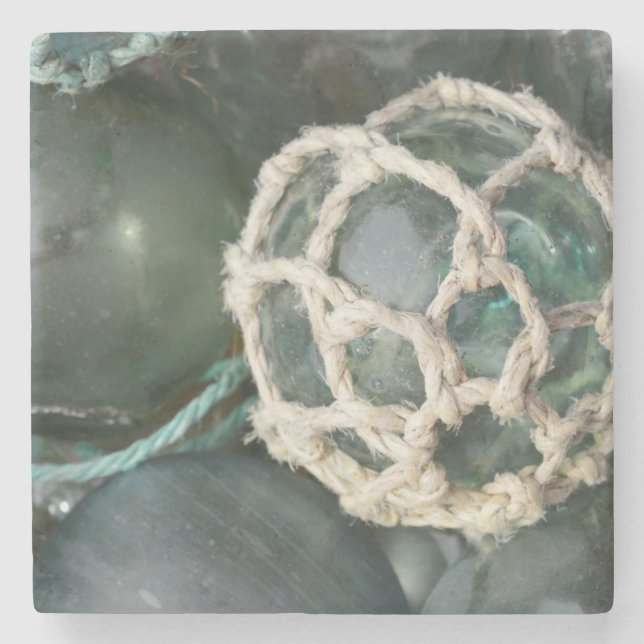 Viele Glasfischerei, Alaska Steinuntersetzer (Vorderseite)