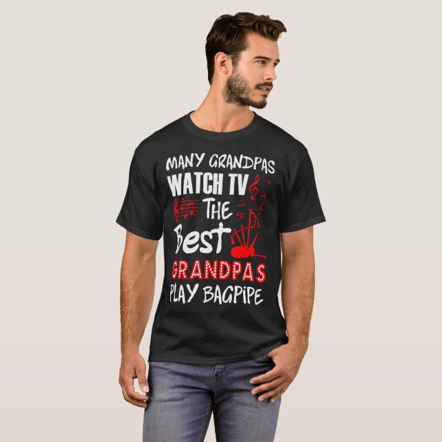 Viele Großvater-Uhr Fernsehbestes T-Shirt (Vorne ganz)