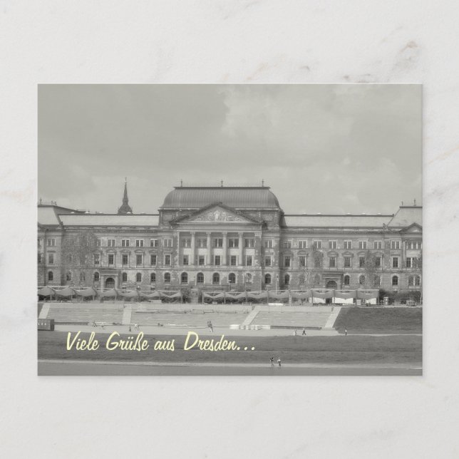 Viele Grüße aus Dresden... Postkarte (Vorderseite)