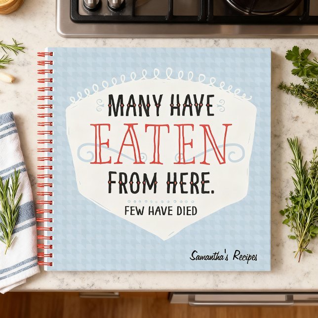 Viele haben von hier Rezept gegessen Notizbuch (Make sure this isn't your last meal because this is the perfect gift.)