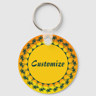 Viele Islands Template Schlüsselanhänger