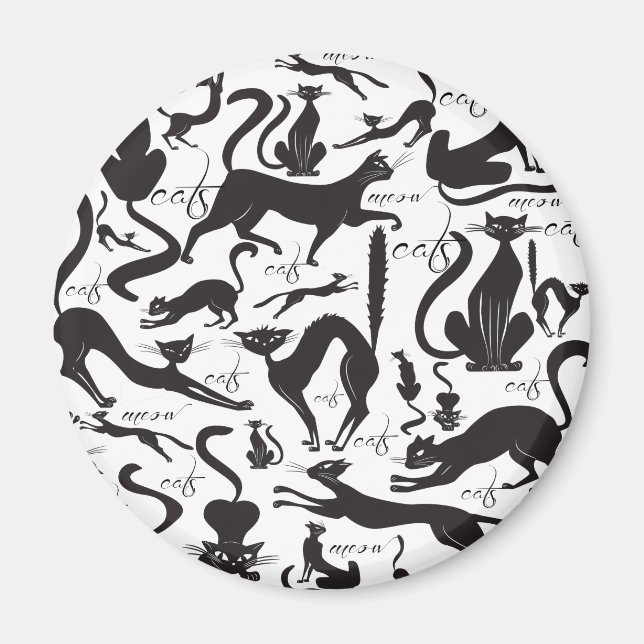 Viele Katzen Magnet (Vorne)