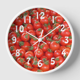 Viele Kirschtomaten Uhr