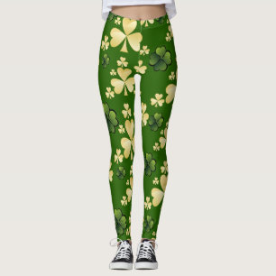 Viele Kleeblätter / - irisch für einen Tag Leggings