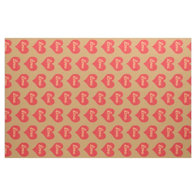 Viele Lieben Muster Stoff (Fat Quarter (45,7 x 55,9 cm))
