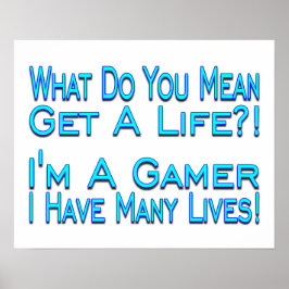 Viele Live Gamer Poster