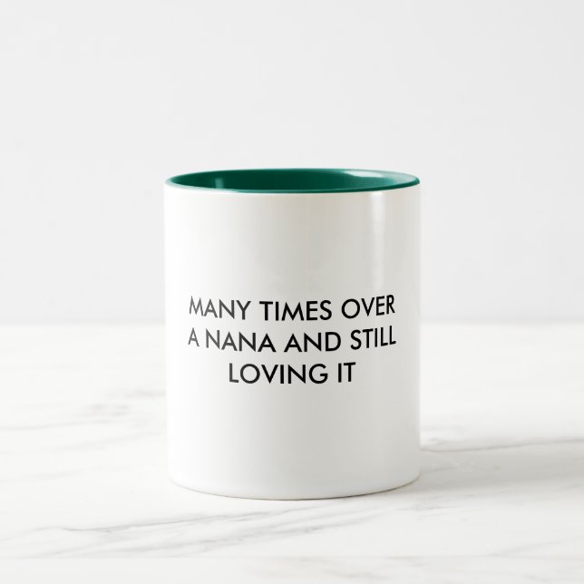 VIELE MALE OVERA NANA UND STILLLOVING ES ZWEIFARBIGE TASSE (Mittel)