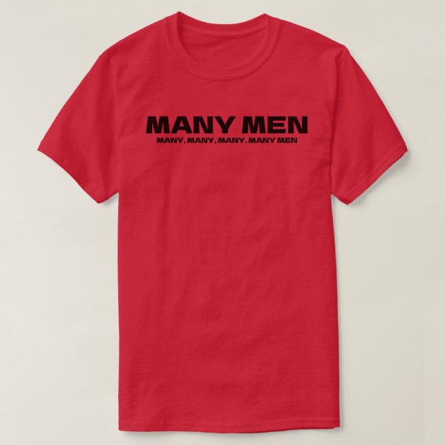 VIELE MÄNNER2 T-Shirt (Design vorne)