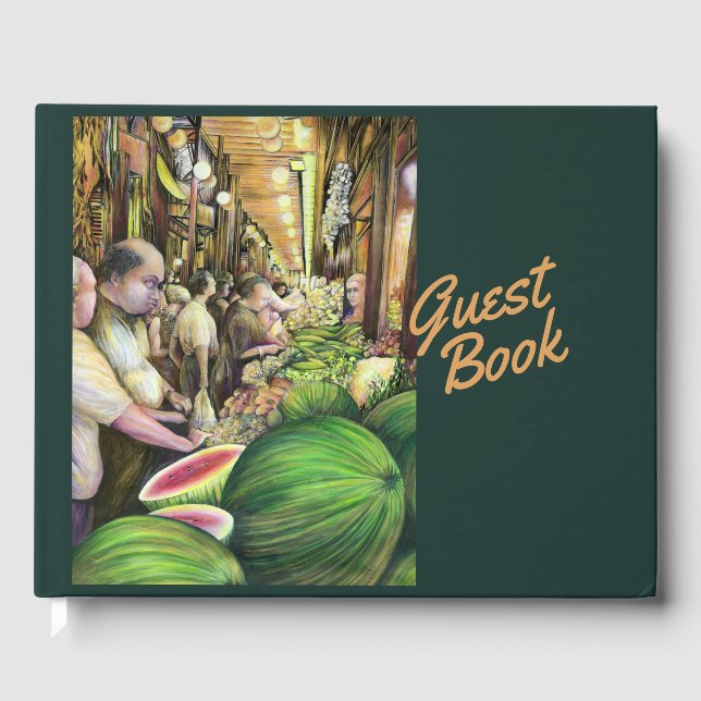 Viele Männer, viele Melonen Gästebuch (Vorderseite)