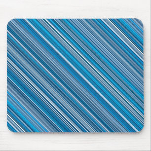 Viele mehrfarbige Streifen in das Blau… Mousepad