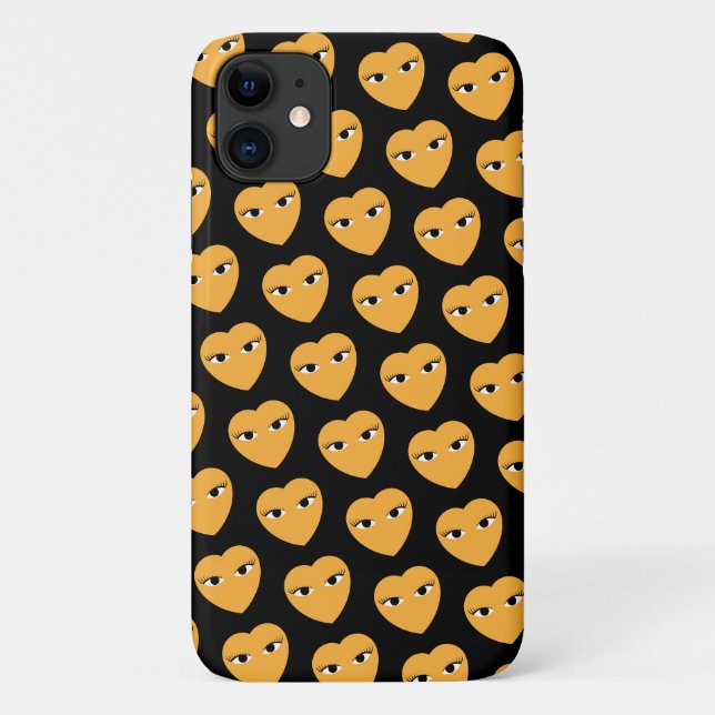 Viele Niedliche Herzen mit Augen Case-Mate iPhone Hülle (Rückseite)