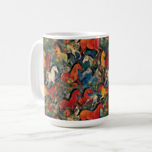Viele Pferde I Kaffeetasse