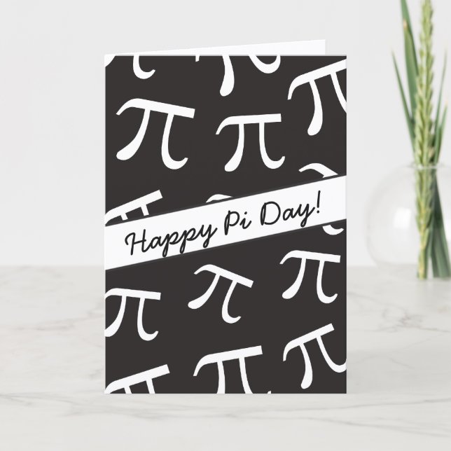 Viele Pi - Mathe - Happy Pi Day Karte (Vorderseite)