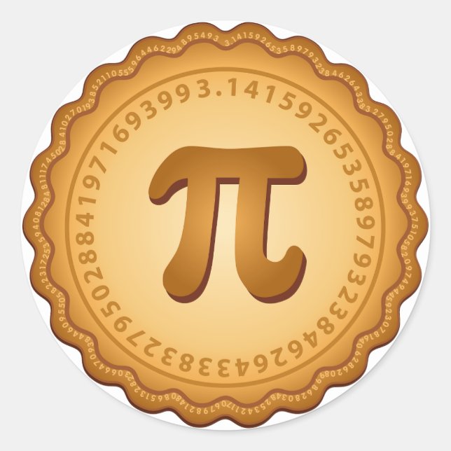 Viele Pi Sticker (Vorderseite)