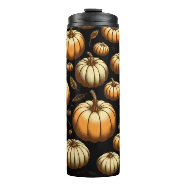 Viele Pumpkins Thermosbecher (Vorderseite)