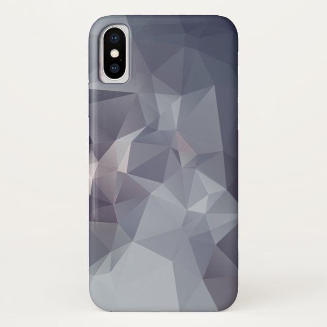 Viele Schattierungen des grauen Pyramidenmusters Case-Mate iPhone Hülle (Rückseite)