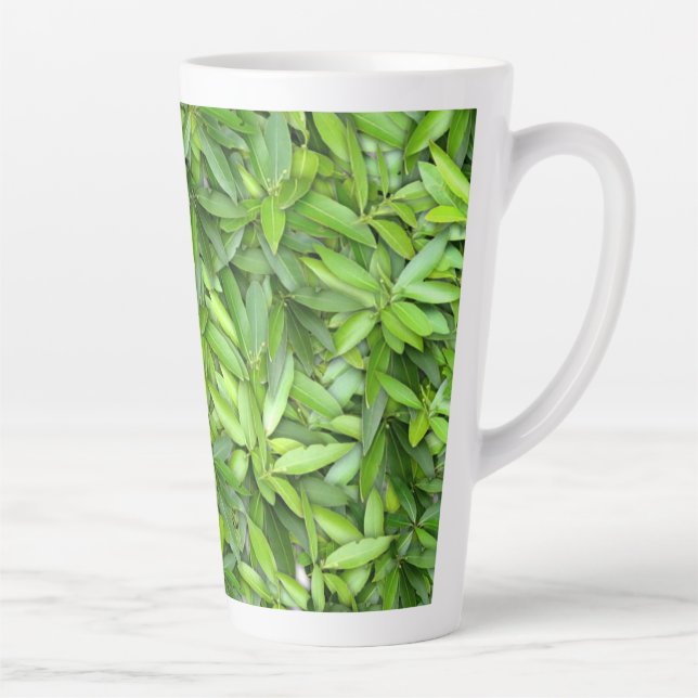 Viele schöne grüne Blätter   Milchtasse (Rechts)