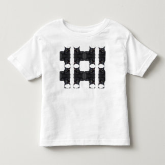Viele schwarzen Katzen-T-Shirt Kleinkind T-shirt