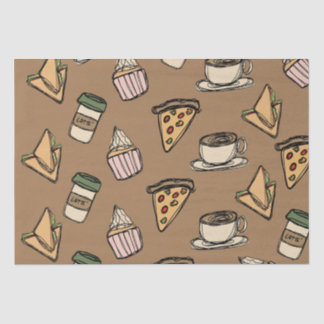 Viele Speisen Seidenpapier