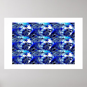 Viele tanzende Wassergeister Poster