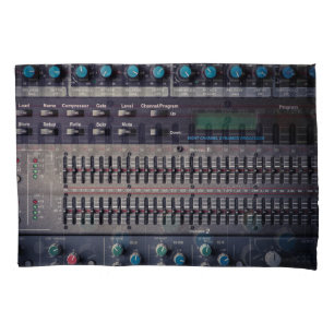 Viele Tasten Sound Mixer Studio Kissenbezug
