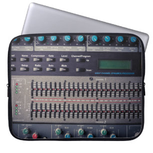 Viele Tasten Sound Mixer Studio Laptopschutzhülle