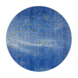 Viele Vögel Schneidebrett